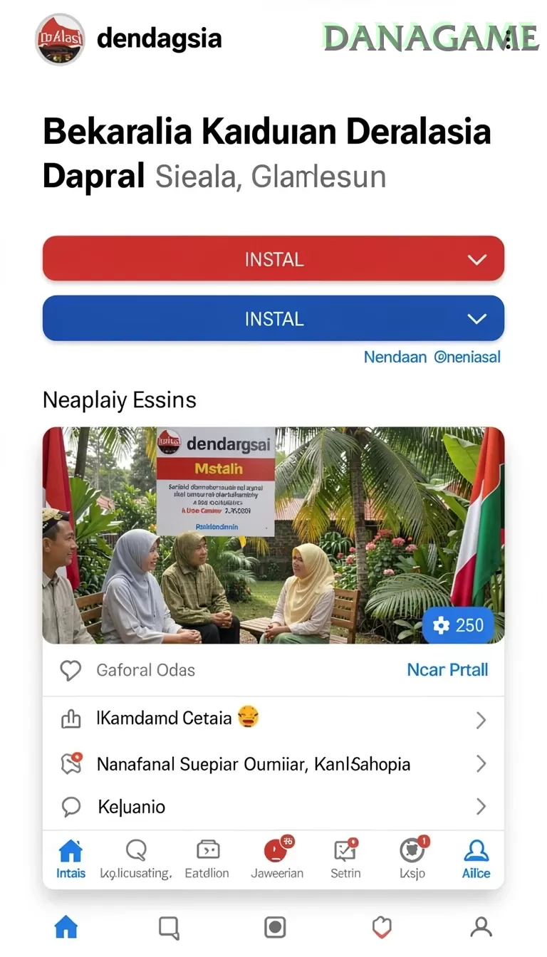 Cuplikan layar CONTESTS — pengaturan akun