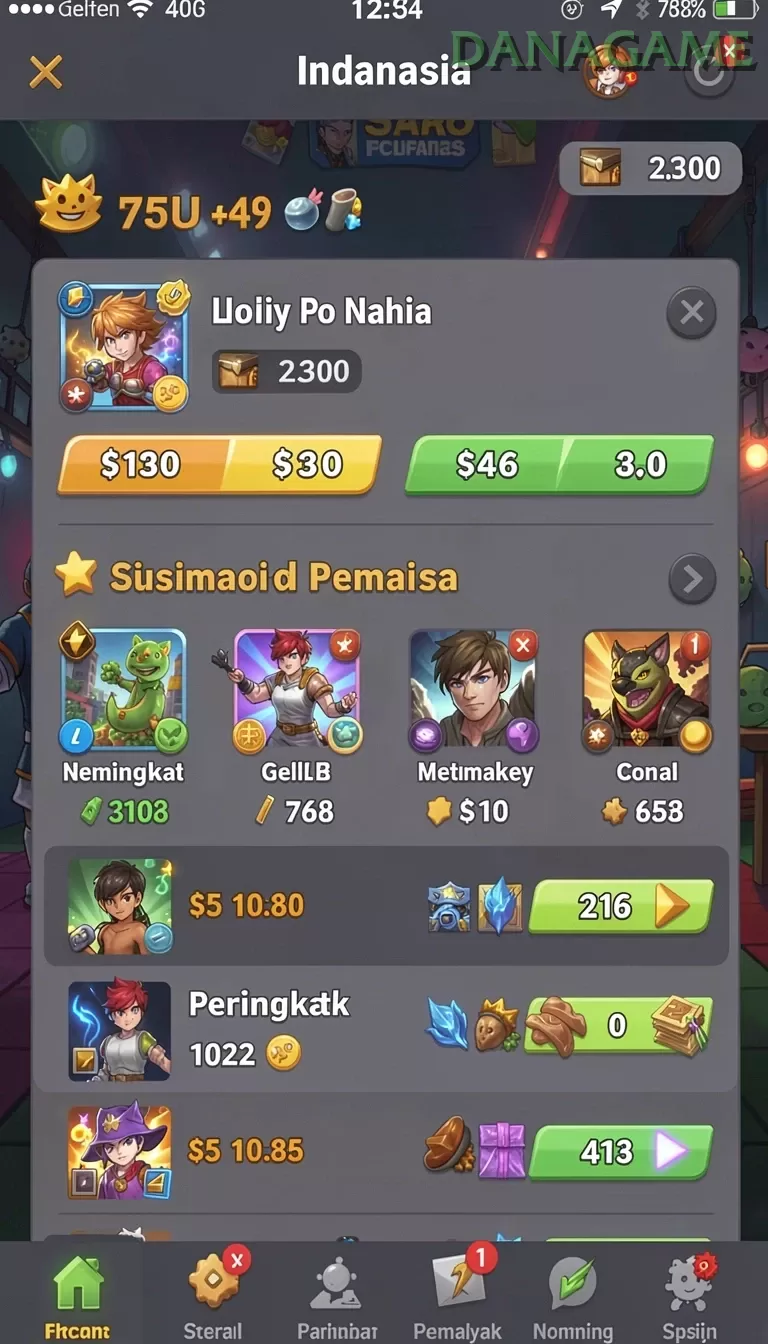Cuplikan layar RPIDN77 — halaman utama