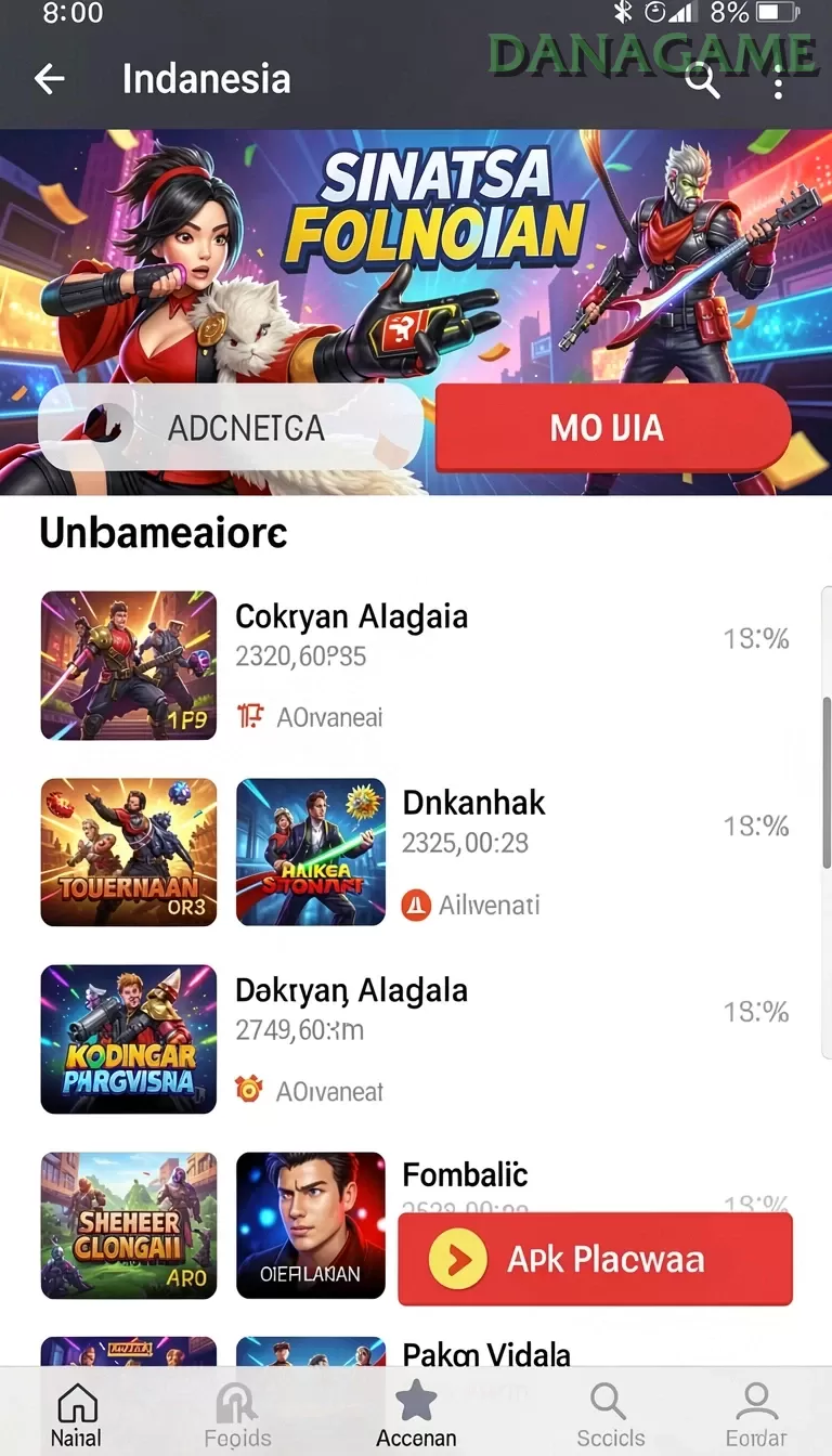 Cuplikan layar ALL303 — pengaturan akun