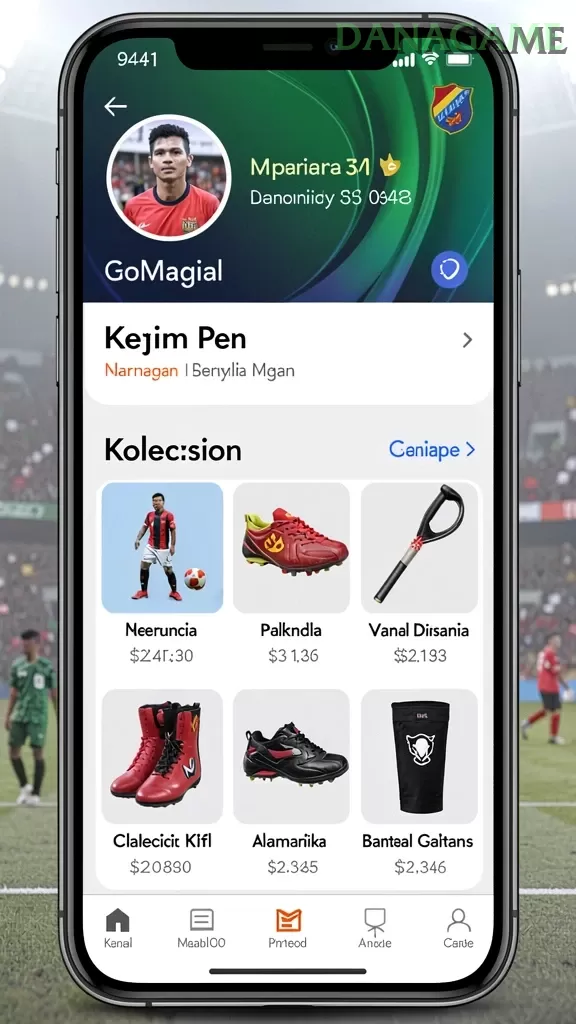 Cuplikan layar DAGELAN4D — aktivitas